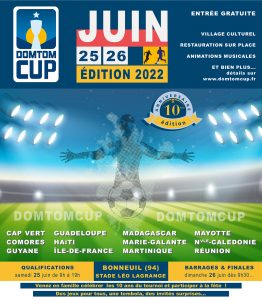 dom tom cup 10 edition pre-affiche