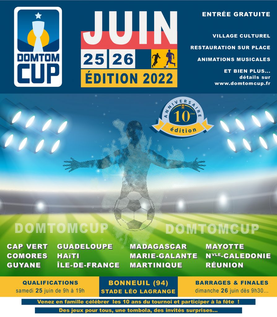 DOM TOM CUP 2022 affiche